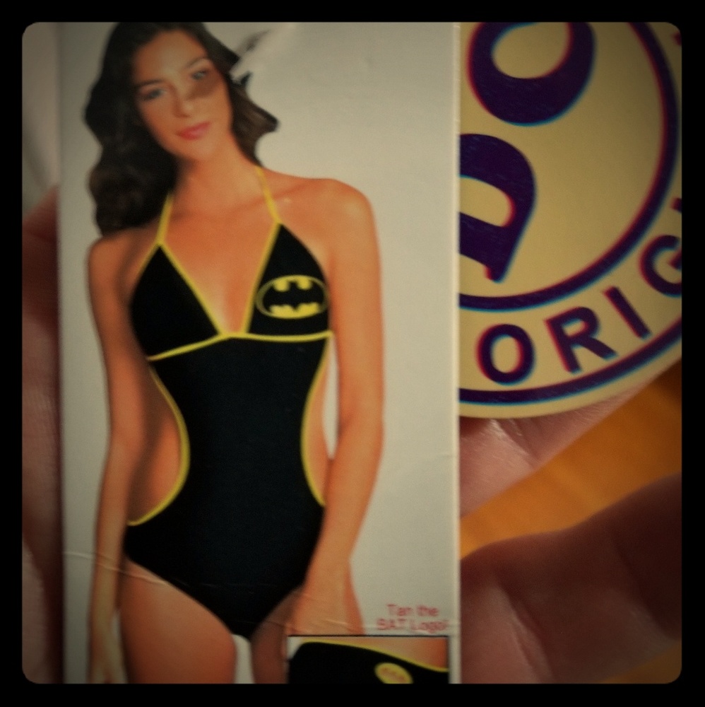Batman triangle monokini brand new